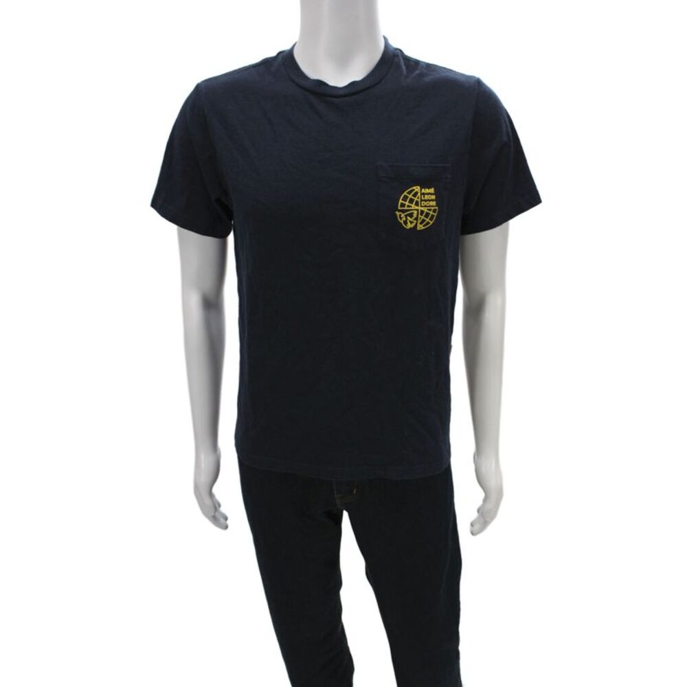 Aime Leon Dore Mens Basic Black T-Shirt Size S